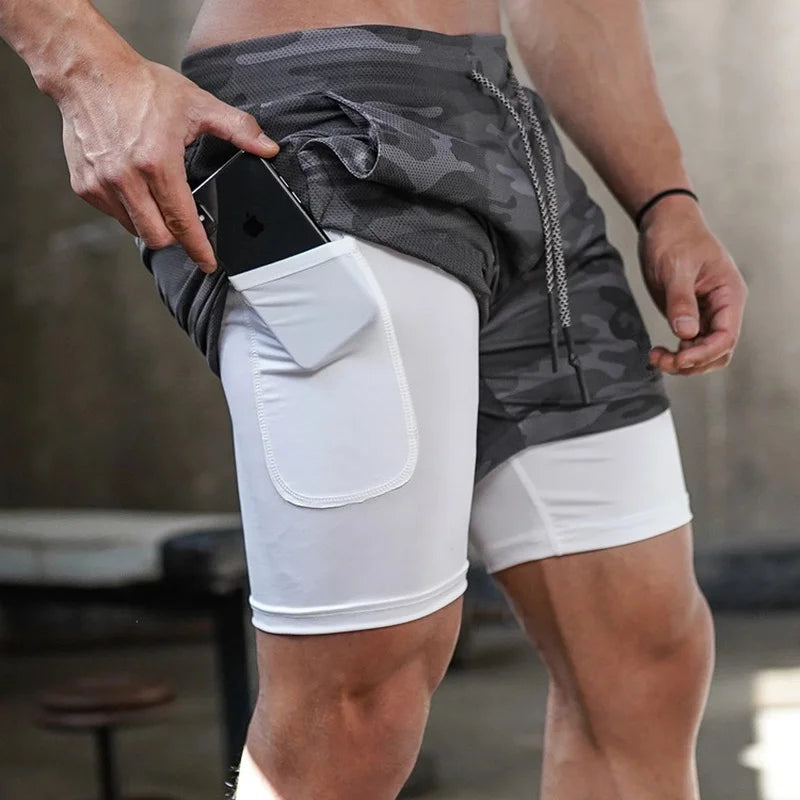 Men’s Running Shorts – Lightweight Polyester Gym & Training Shorts