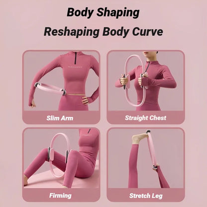 Dynamic Fitness Yoga Fitness Ring – Pilates Circle for Pelvic Floor & Home Resistance Training
