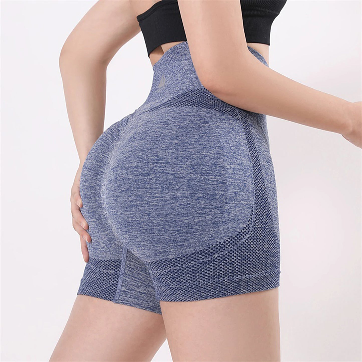 Dynamic Fitness Women's High Waist Yoga Leggings & Running Shorts – Slim Elastic Fitness Bottoms