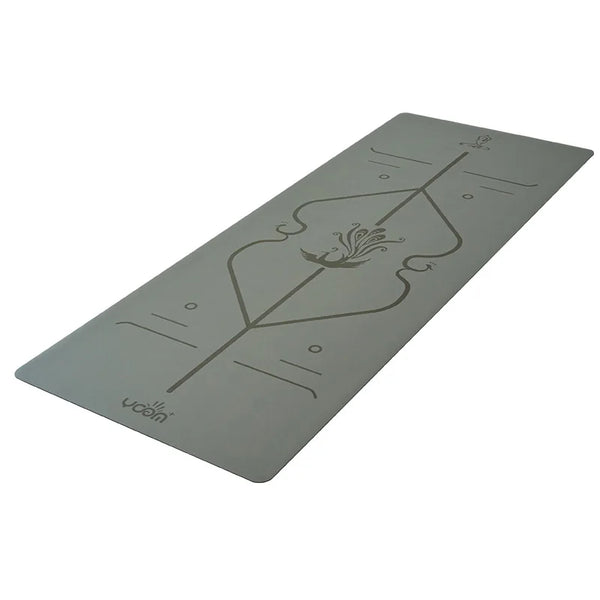 5mm Thick Yoga Mat 2025 - Women's Natural Rubber & PU, Anti-Slip Home Fitness Mat with Custom Design