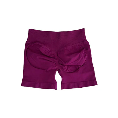 Dynamic Fitness Women's Scrunch Bum Seamless Yoga Shorts – Biker Shorts for Gym & Fitness