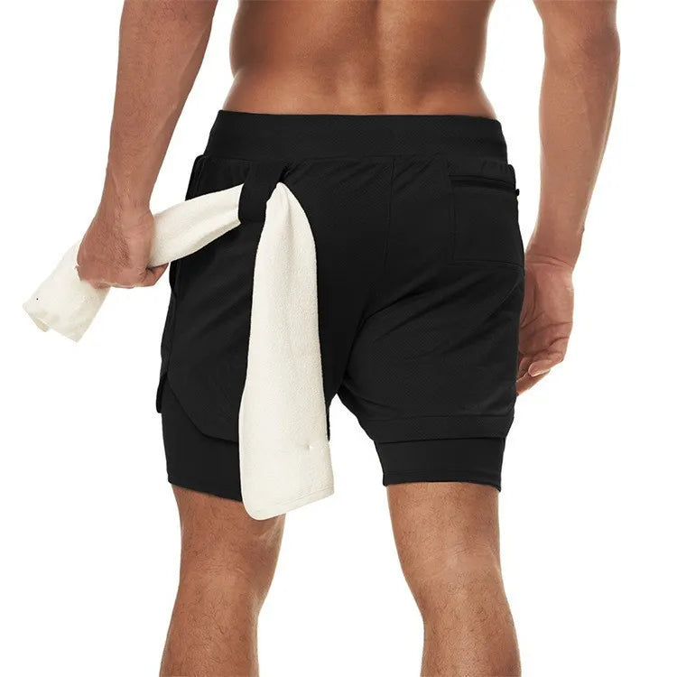 Men’s Running Shorts – Lightweight Polyester Gym & Training Shorts