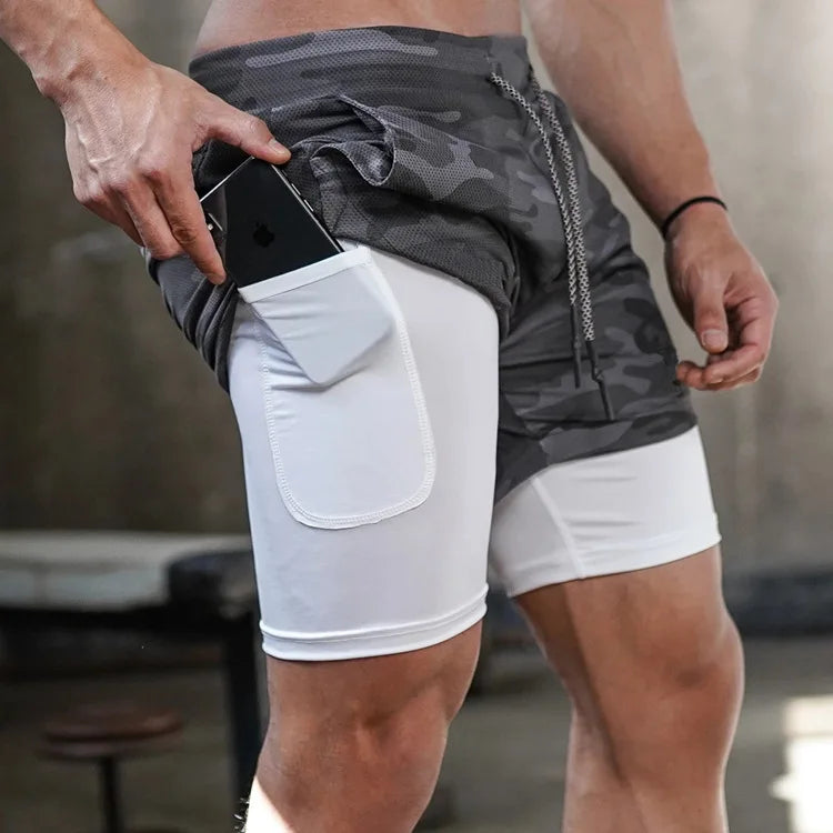 Men’s Running Shorts – Lightweight Polyester Gym & Training Shorts