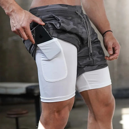 Men’s Running Shorts – Lightweight Polyester Gym & Training Shorts