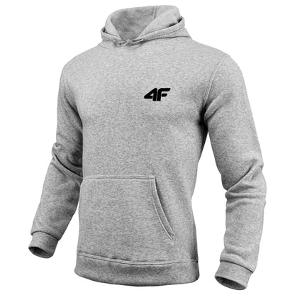 Dynamic Fitness Men's All-Season Fleece Hoodie – Casual Sports Sweatshirt for Gym & Home