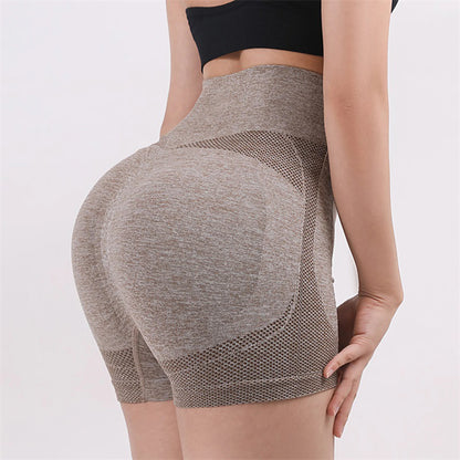 Dynamic Fitness Women's High Waist Yoga Leggings & Running Shorts – Slim Elastic Fitness Bottoms