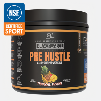 BLACKLABEL Pre Hustle V3 – High-Performance Pre-Workout Supplement for Pump & Endurance