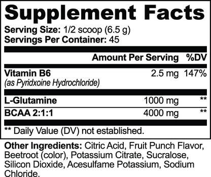 Dynamic Fitness BCAA Powder – Fruit Punch