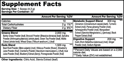 Dynamic Fitness Greens Superfood Powder
