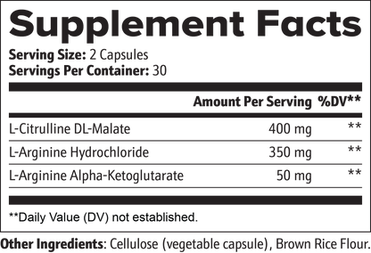 Dynamic Fitness Nitric Oxide Capsules