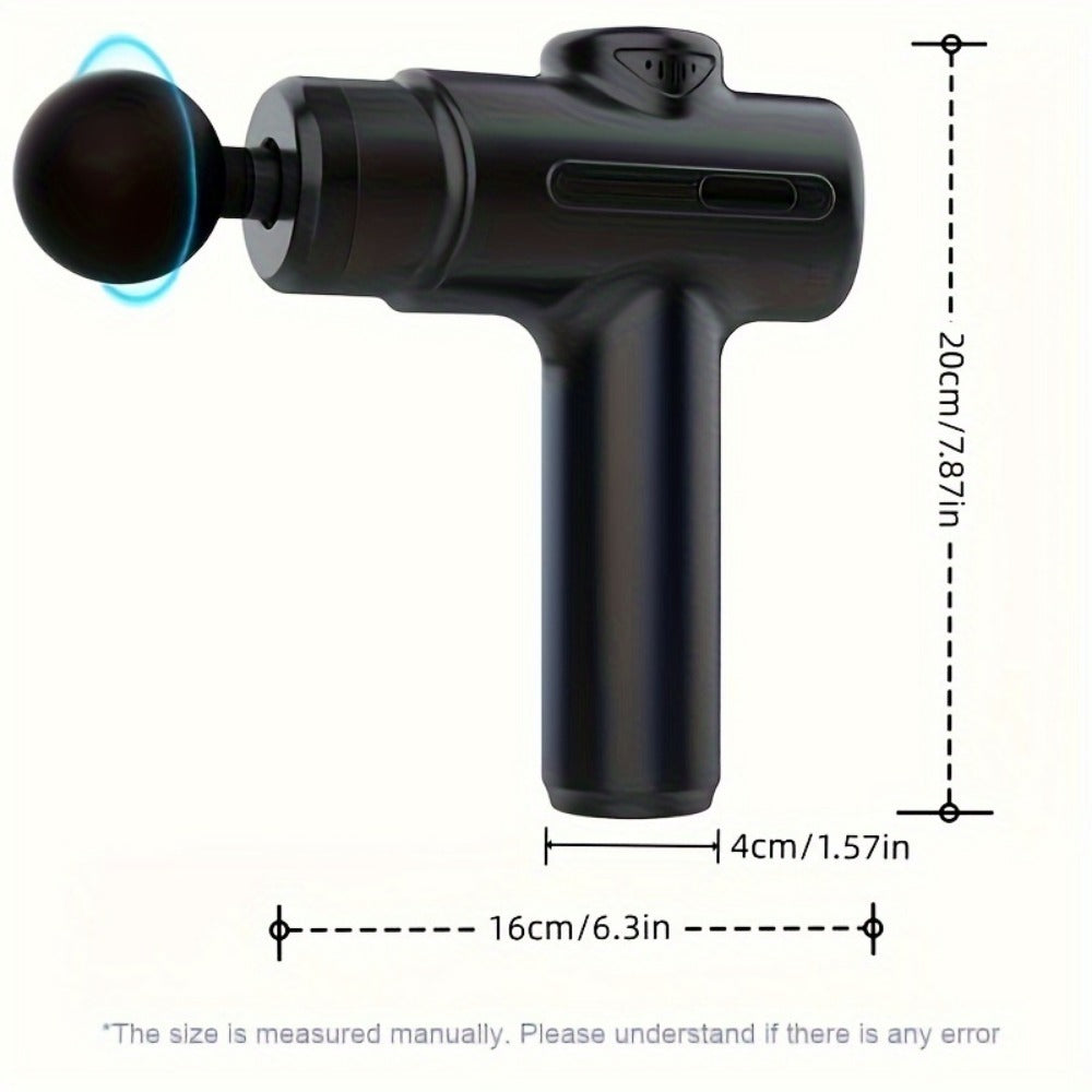 Massage Gun Deep Tissue Percussion Massager – Handheld Muscle Massager with 8 Heads