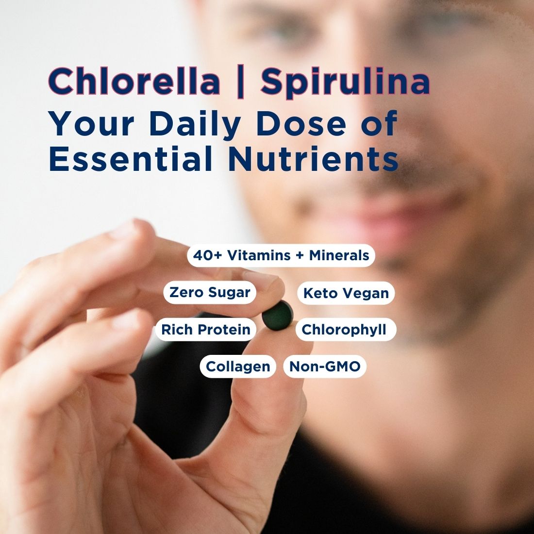 VITALITYbits® Spirulina/Chlorella | Large Bag